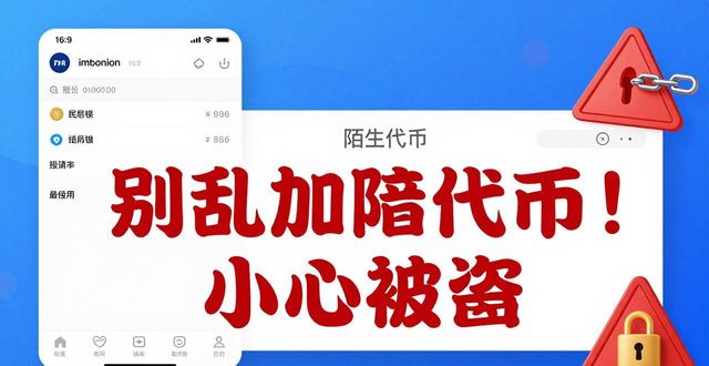 imToken钱包陌生代币别乱加，小心被坑